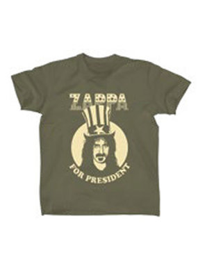 Frank Zappa - Zappa for President Green T-Shirt