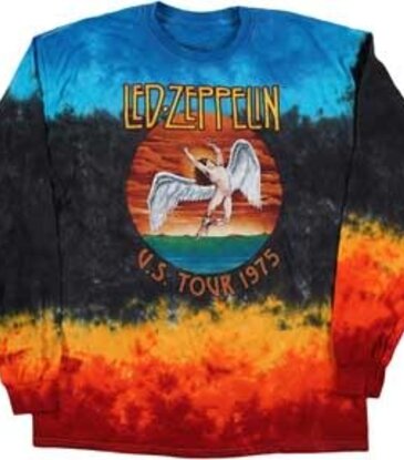 Led Zeppelin - Icarus Tie-Dye Long Sleeve T-Shirt