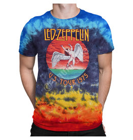 Led Zeppelin - Icarus U.S. Tour 1975 Tie Dye T-Shirt