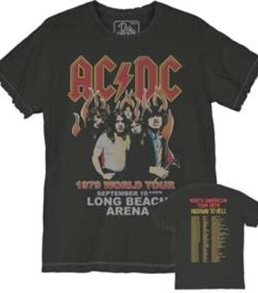 AC/DC -  1970 World Tour T-Shirt