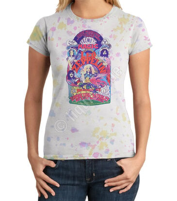 Led Zeppelin - Electric Magic Women's Tie Dye T-Shirt