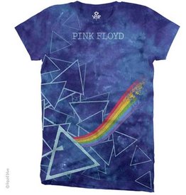 Pink Floyd - Prisms Women Tie Dye T-Shirt