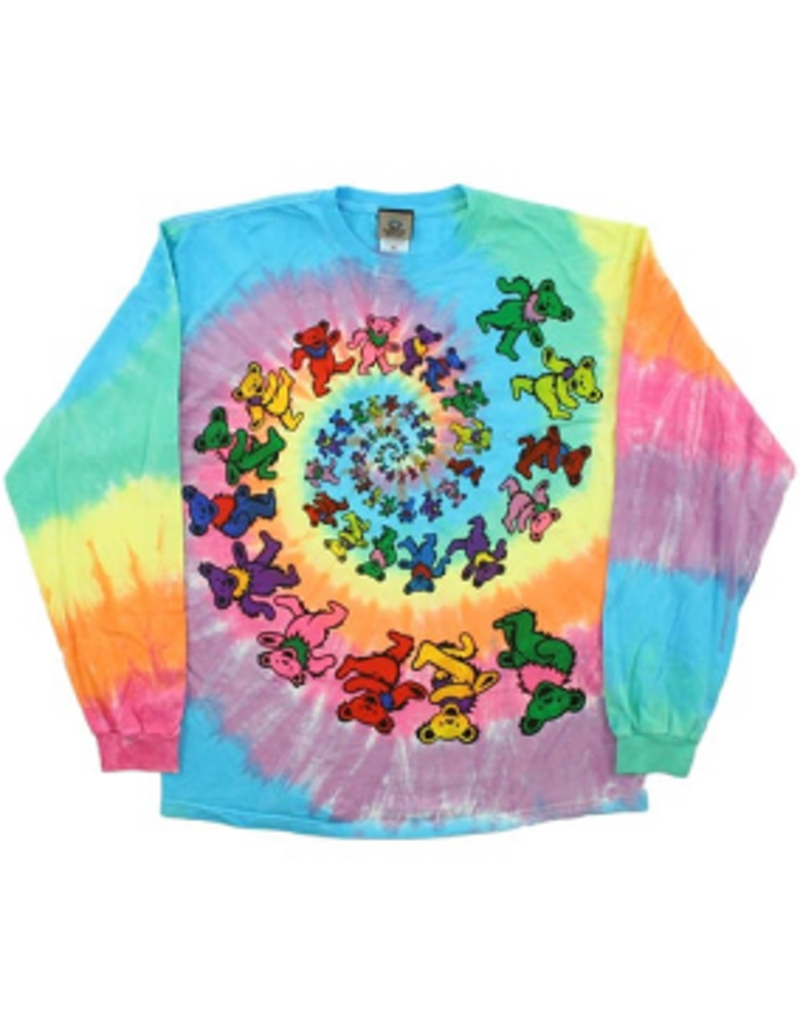 Grateful Spiral Alien Bears Tie Dye Men's Shirt – 28th Street Beach Variety