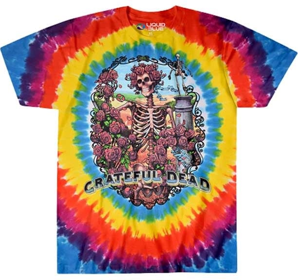 Grateful Dead - Bertha Black Light T-Shirt - Mushroom New Orleans