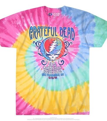 Grateful Dead - Great American Music Hall Tie Dye T-Shirt