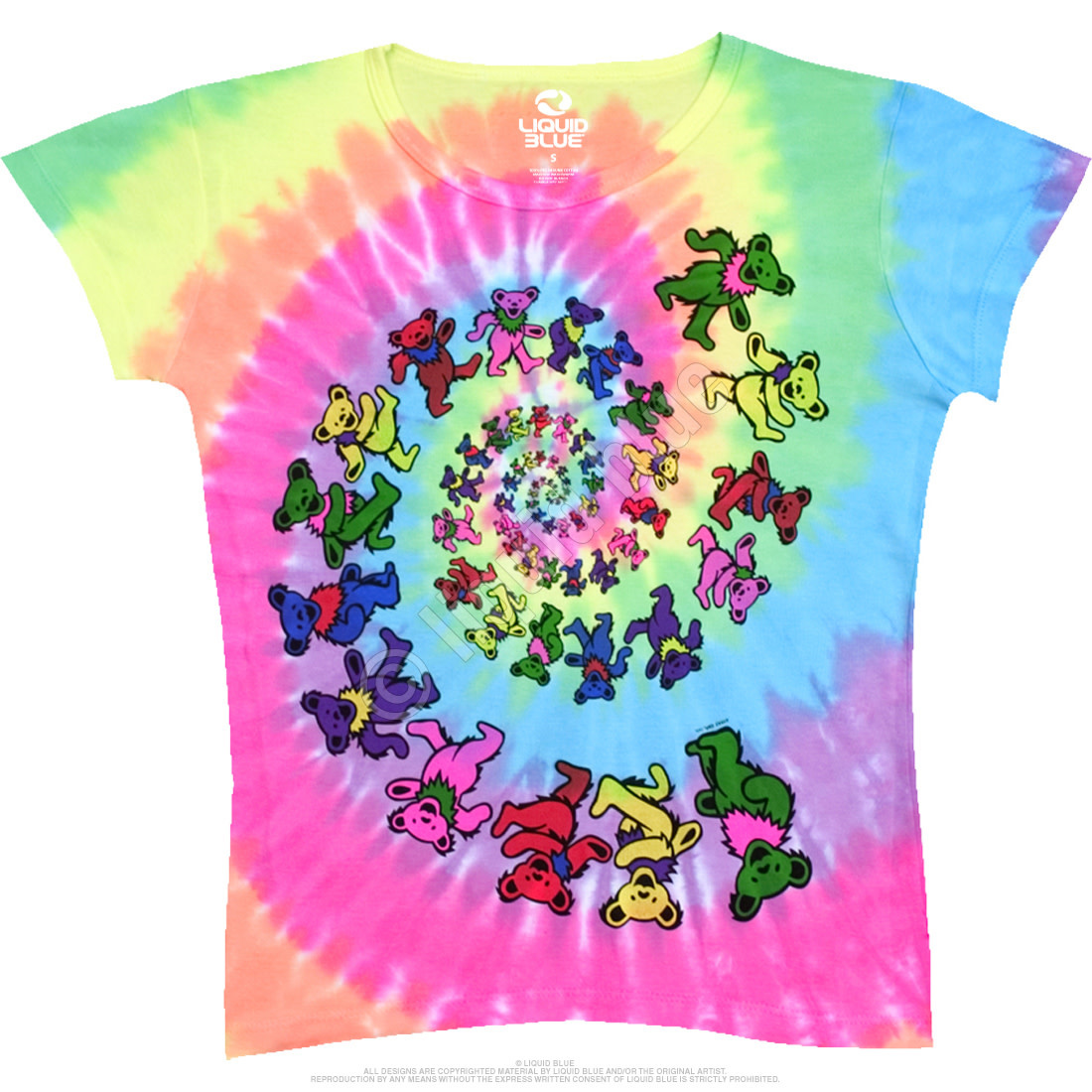 Grateful Dead - Terrapin Station Tie Dye T-Shirt - Mushroom New Orleans