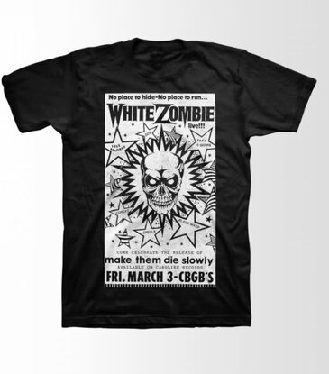 White Zombie - CBGB Poster T-Shirt