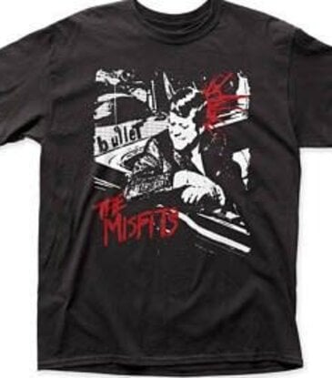 Misfits - Bullets Better Dead on Red T-Shirt