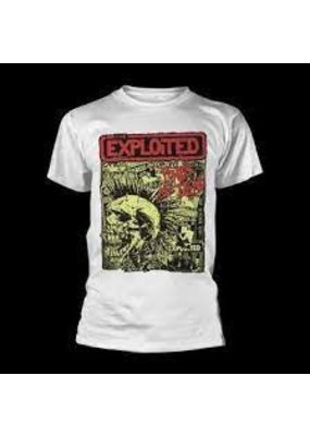The Exploited - Punks Not Dead White T-Shirt