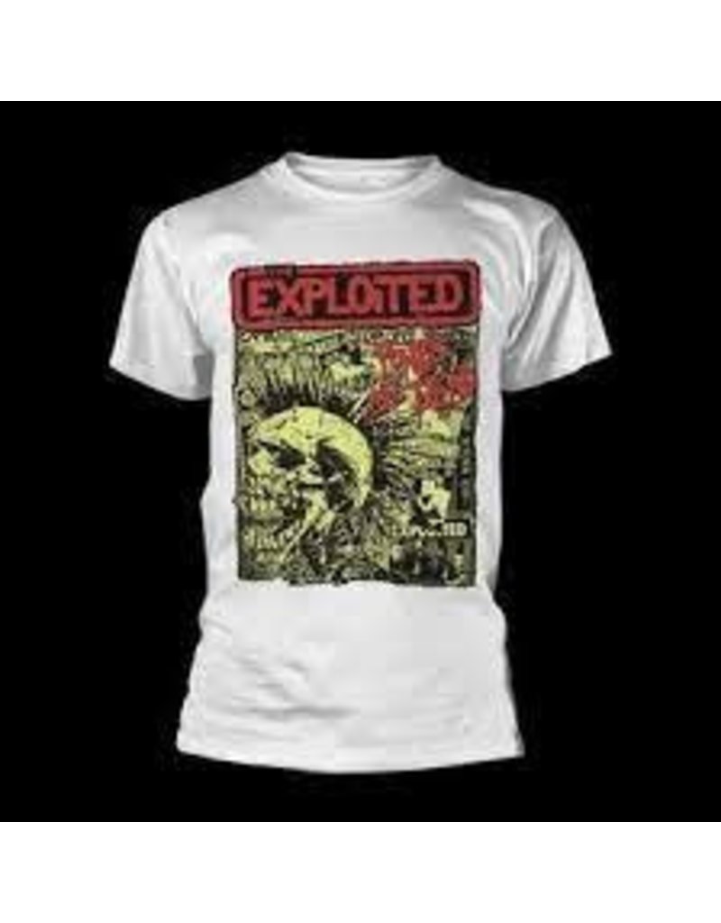 The Exploited - Punks Not Dead White T-Shirt