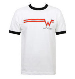 Weezer- Striped Logo Ringer T-Shirt