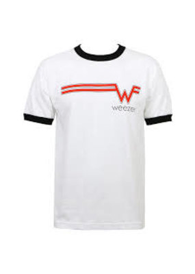 Weezer- Striped Logo Ringer T-Shirt