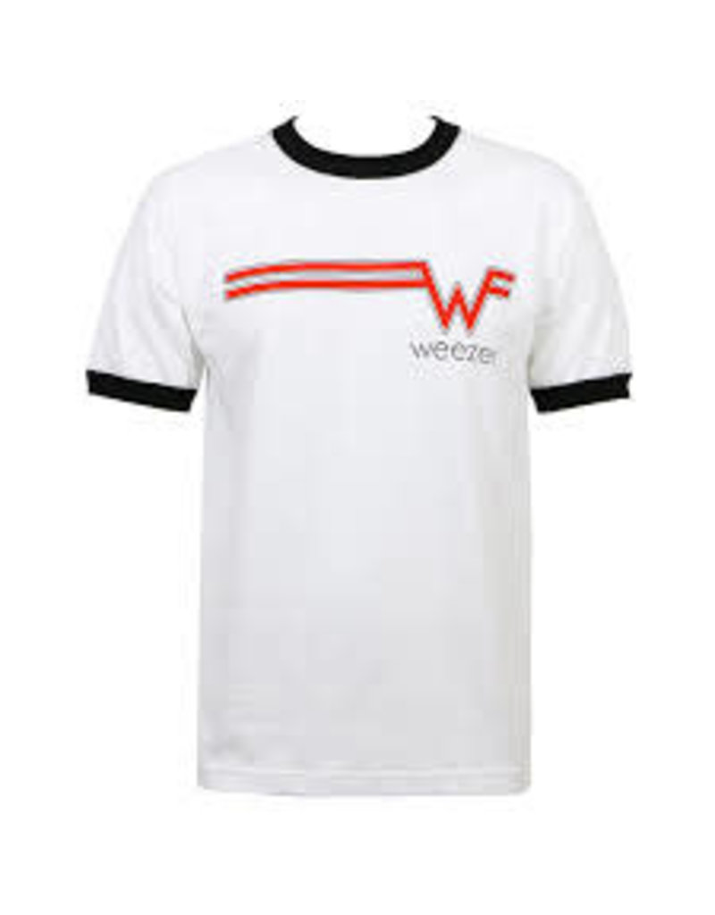 Weezer- Striped Logo Ringer T-Shirt