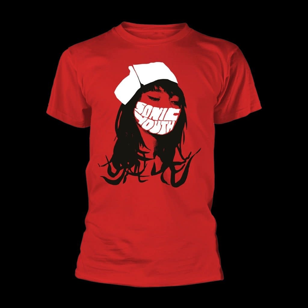 Sonic Youth nurse tシャツ　レッド　バンド　バンt Sonic Youth - Nurse T-Shirt - Mushroom New Orleans