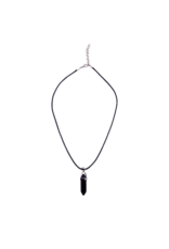 Black Obsidian Pendant Necklace