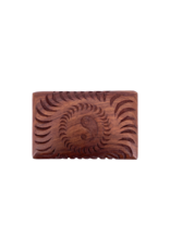 Sun Yin Yang Carved Wooden Box 6" x 4"