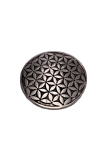 Flower of Life Round Incense Burner