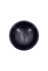 Floral Carved Stone Bowl Burner 5"D