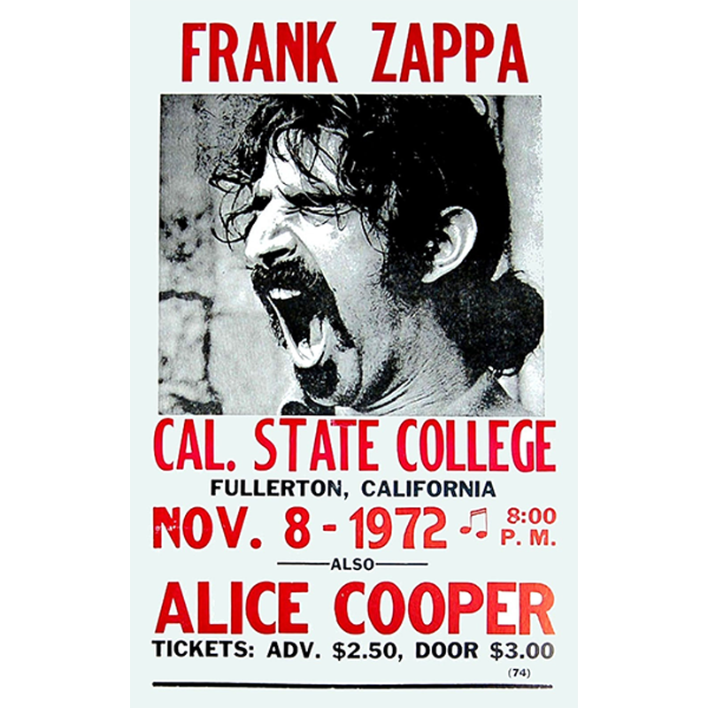 Frank Zappa Toilet Poster
