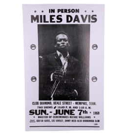 Miles Davis - Memphis 1959 Concert Print