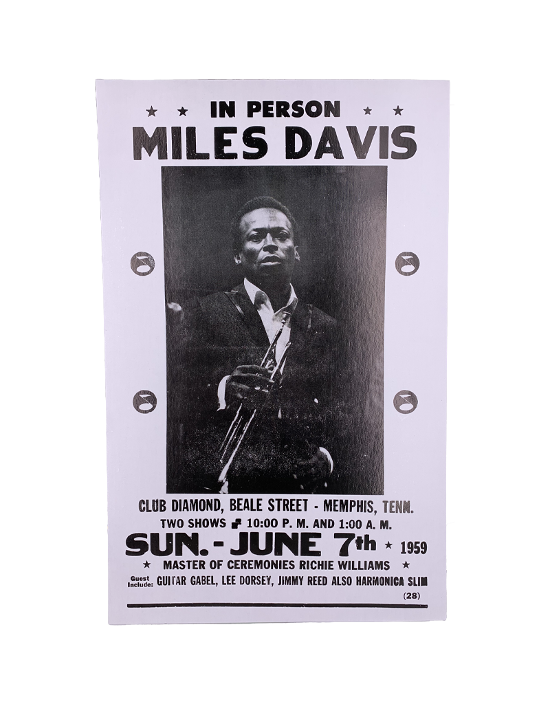 Miles Davis - Memphis 1959 Concert Print