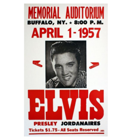 Elvis - Buffalo, NY 1957 Concert Print