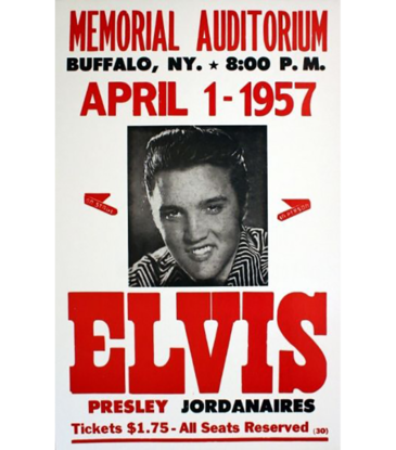 Elvis - Buffalo, NY 1957 Concert Print