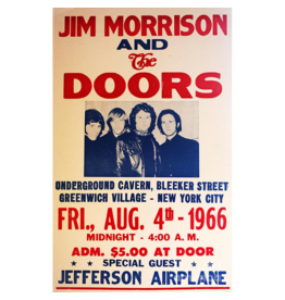 The Doors - Greenwich Village 1966 Concert Print