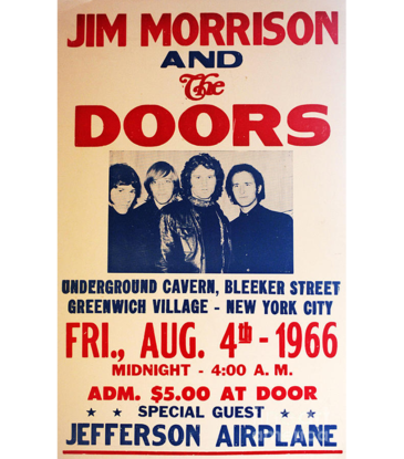 The Doors - Greenwich Village 1966 Concert Print