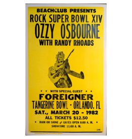 Ozzy Osbourne - Rock Super Bowl 1982 Concert Print