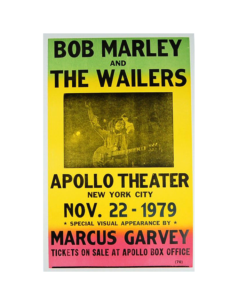 Bob Marley - Apollo Theater 1979 Concert Print