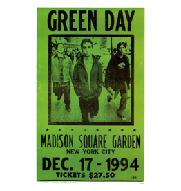 Green Day - Madison Square Gardens 1994 Concert Print