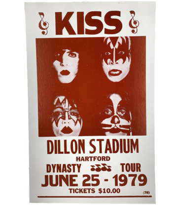 KISS - Hartford CT Dynasty Tour 1979 Concert Print