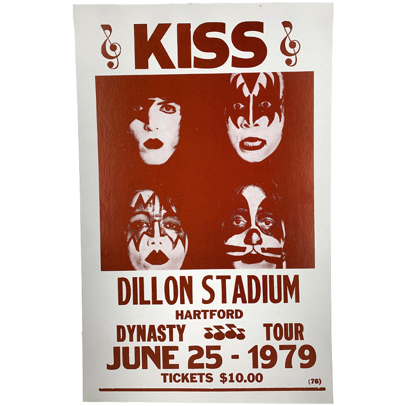KISS - Dynasty - Original 1979 Poster 22” X 33 ” Glam Rock | eBay