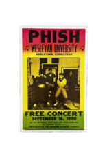 Phish - Wesleyan University 1990 Concert Print