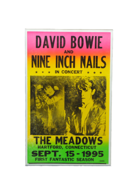 David Bowie and Nine Inch Nails -1995 Concert Print