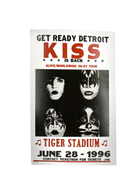 KISS - Tiger Stadium 1996 Concert Print