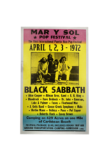 Black Sabbath - Mar Y Sol Pop Festival 1972 Concert Print