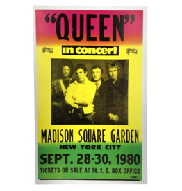 Queen - Madison Square Garden 1980 Concert Print