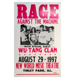 Rage Against the Machine & Wu-Tang Clan - 1997 Concert Print