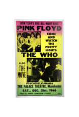 Pink Floyd & The Who - Palace Theater New Years 1966 Concert Print