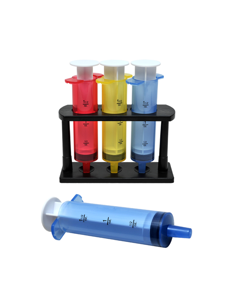 Shot Glass Syringe Shooters 3 Pack
