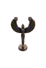 Egyptian Isis Candelabra 12.5"H