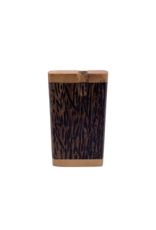 4" Tiger Stained Wood Twist Top Dugout