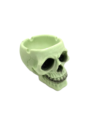 Glow in The Dark Skull Polyresin Ashtray