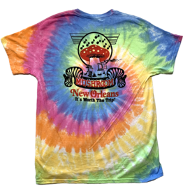 Mushroom Classic Black Logo Tie Dye T-Shirt Eternity
