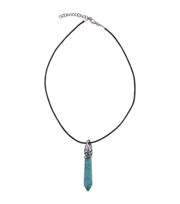 Magic Touch Large Turquoise Pendant Necklace