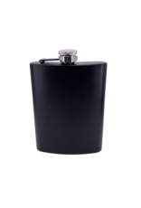 8oz Stainless Steel Flask Matte Black