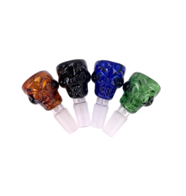 14mm Male Skull Face Water Pipe Bowl