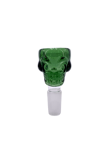14mm Male Skull Face Water Pipe Bowl